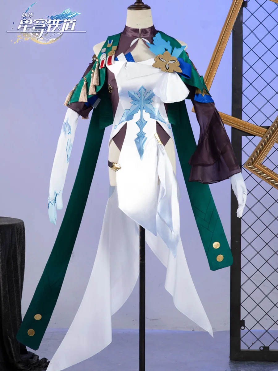 

Hot Anime Honkai: Star Rail Cocolia Cosplay Costume Game Suit Gorgeous Lovely Dress Halloween Party Role Play Clothing