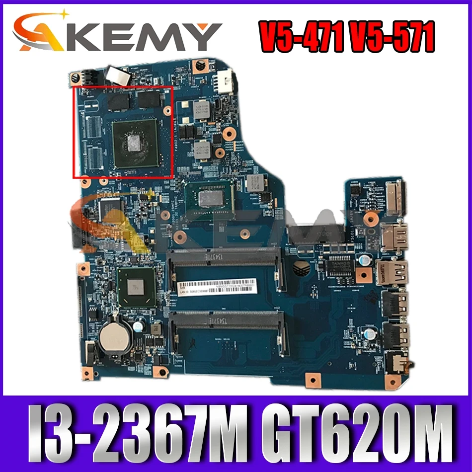 

Материнская плата NBM1N11001 NB.M1N11.001 для ноутбука acer Aspire Φ, материнская плата SR0CV V5-471 GT620M, полный тест, 48,4tu05. 011