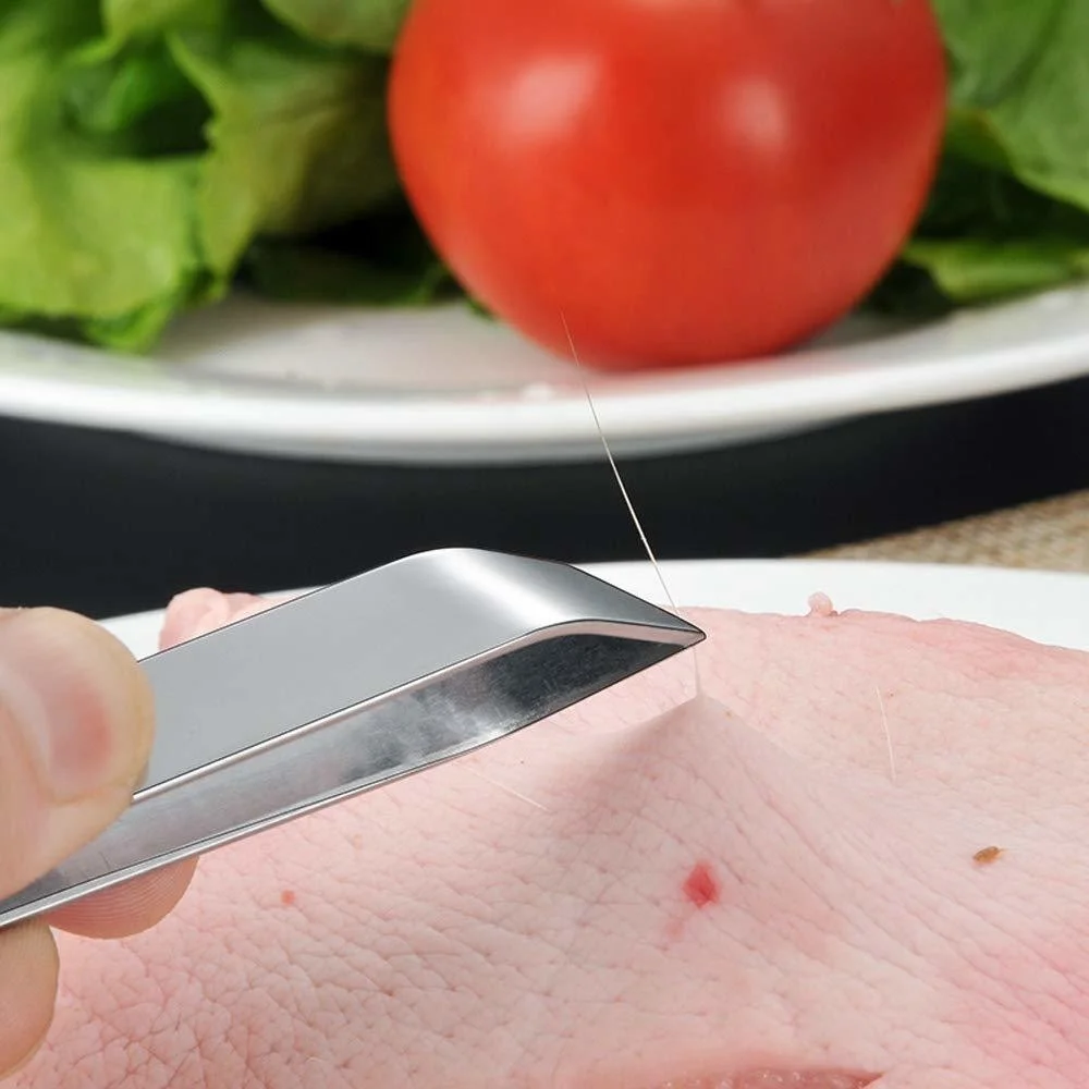 1 шт. 430 пинцет из нержавеющей стали плоскогубцы съемник экстрактор рыбьей кости