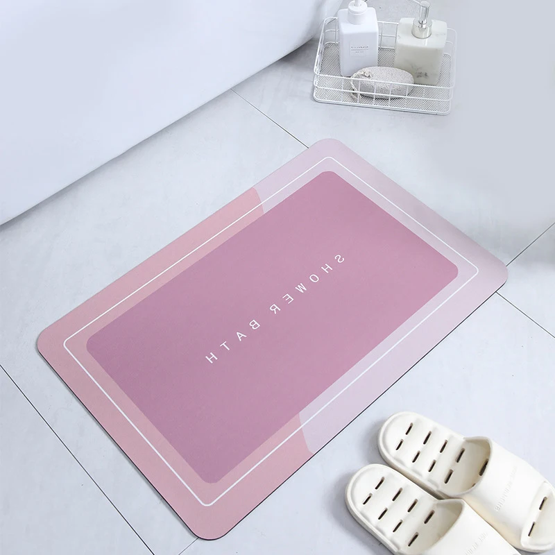 

Противоскользящий хлопковый коврик для ванной