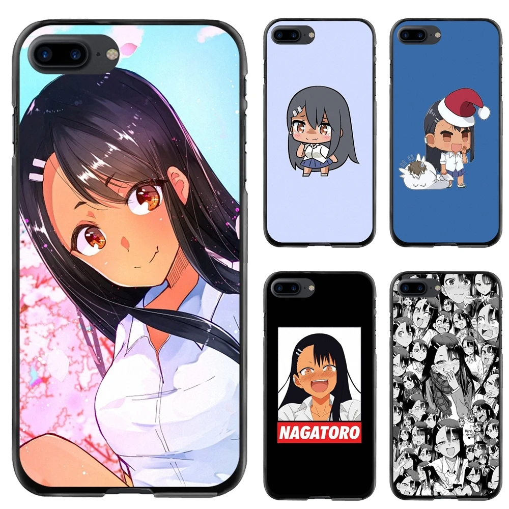 

For iPod Touch iPhone 11 12 Pro MAX 4S 5 5S SE 6 6S 7 8 Plus X XR XS Anime Miss Nagatoro Hard Phone Shell Case