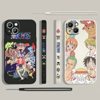 anime one piece cool boys for apple iphone 13 12 mini 11 pro xs max xr x 8 7 6s se plus tpu liquid left rope silicone phone case