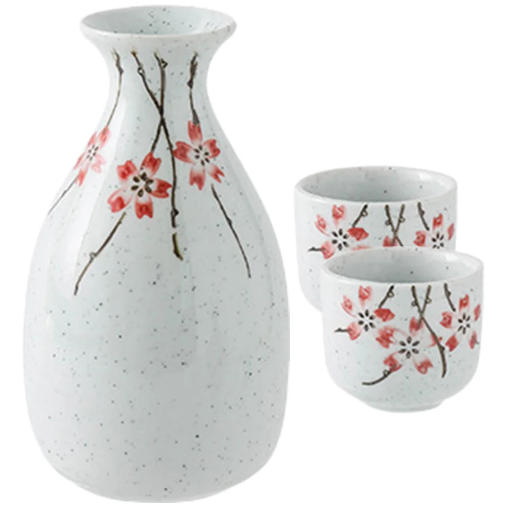 

Sake Set Japanese Cups Serving Bottle Cup Kettle Drinking Tokkuri Traditional Porcelain Ceramic Glasses Masu Kutani