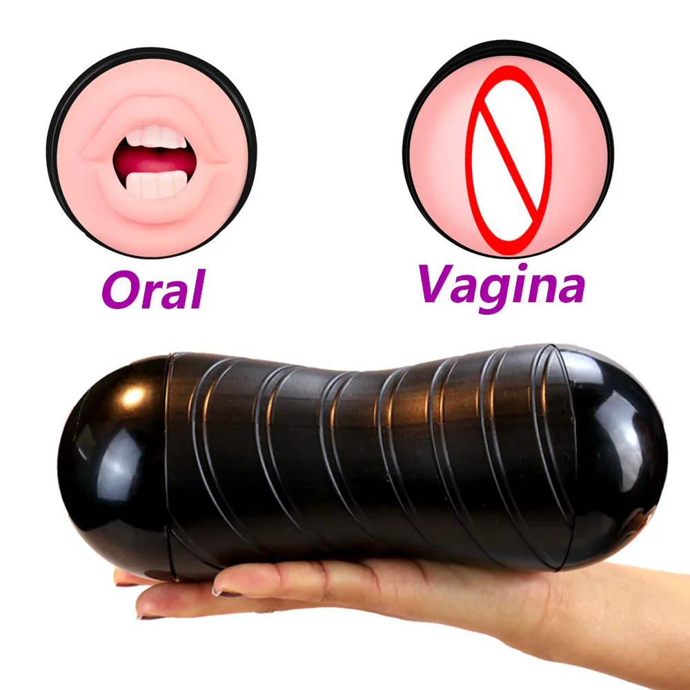 Pocket Pussy Deep Throat Mouth Male Masturbator Cup Oral Adult Sex Toys for Men Transparent Vagina Realistic Products |