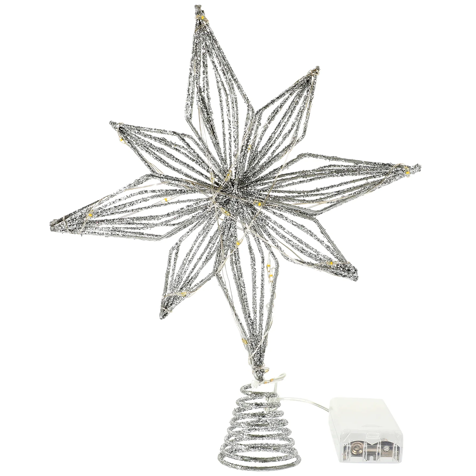 

Xmas Tree Topper Decoration Xmas Supply Lighted Star Topper Decoration
