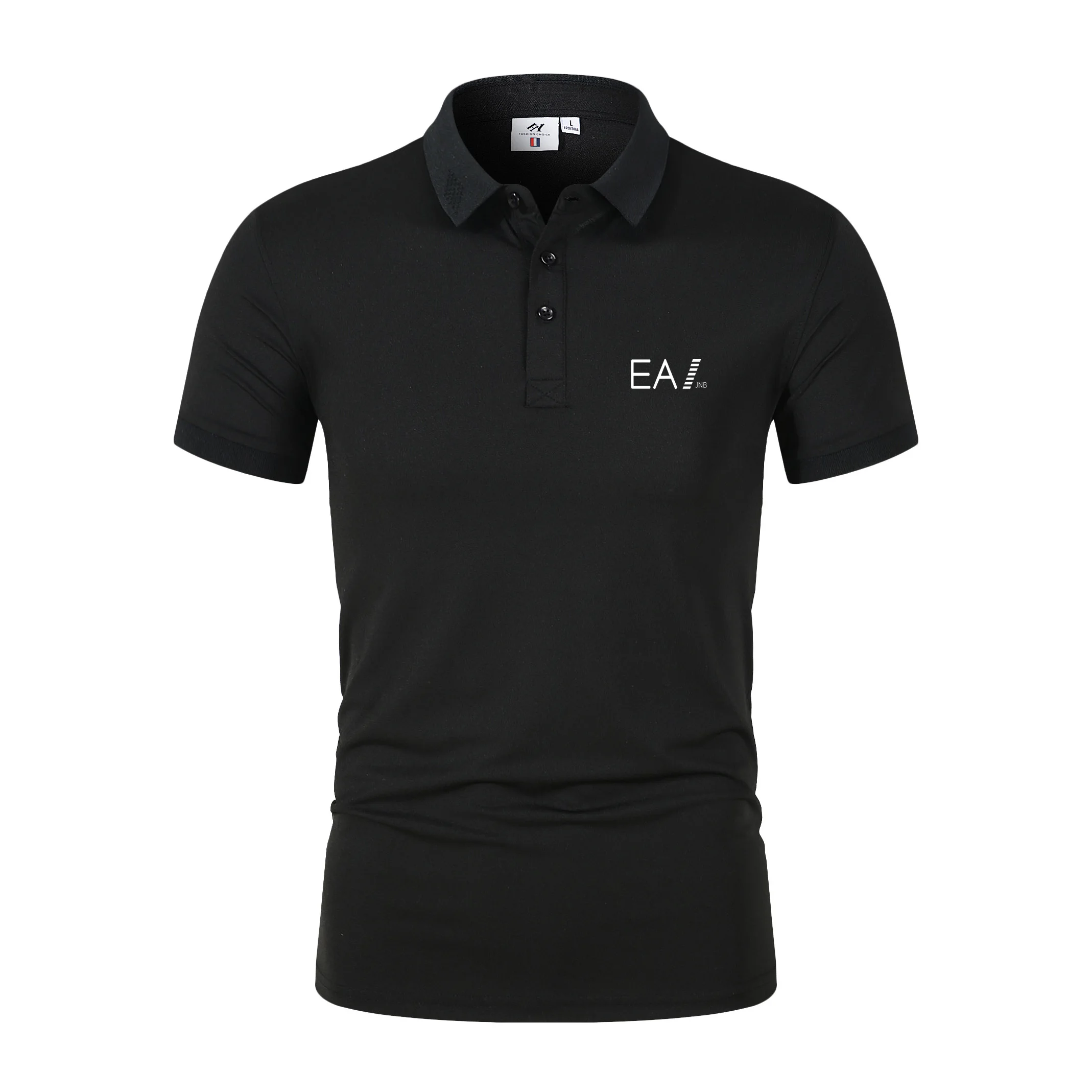 

2023 new men's and women's spring and summer Polo shirt men's casual slim stand collar comfortable breathable men's top T-shirt