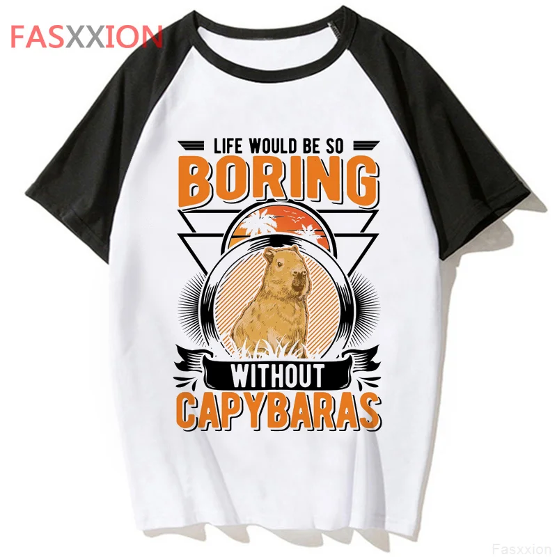 

Capybara tshirt men Japanese tshirt man graphic clothing