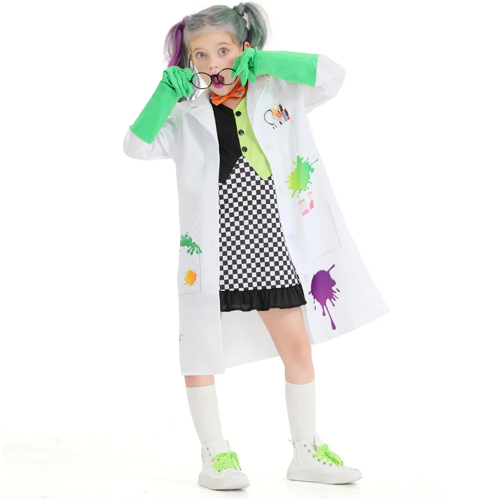 

Mad Frankenstein Children's Professional Costume Lab Researcher Uniform
