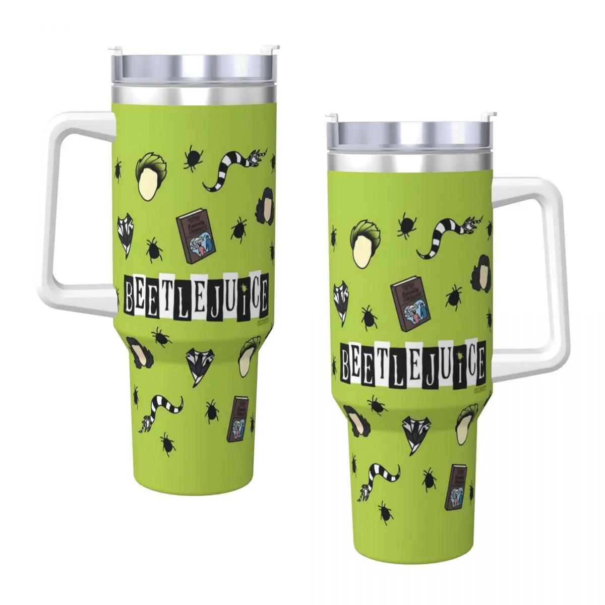 Стакан из нержавеющей стали с логотипом B-Beetlejuice термокружка портативная кружка