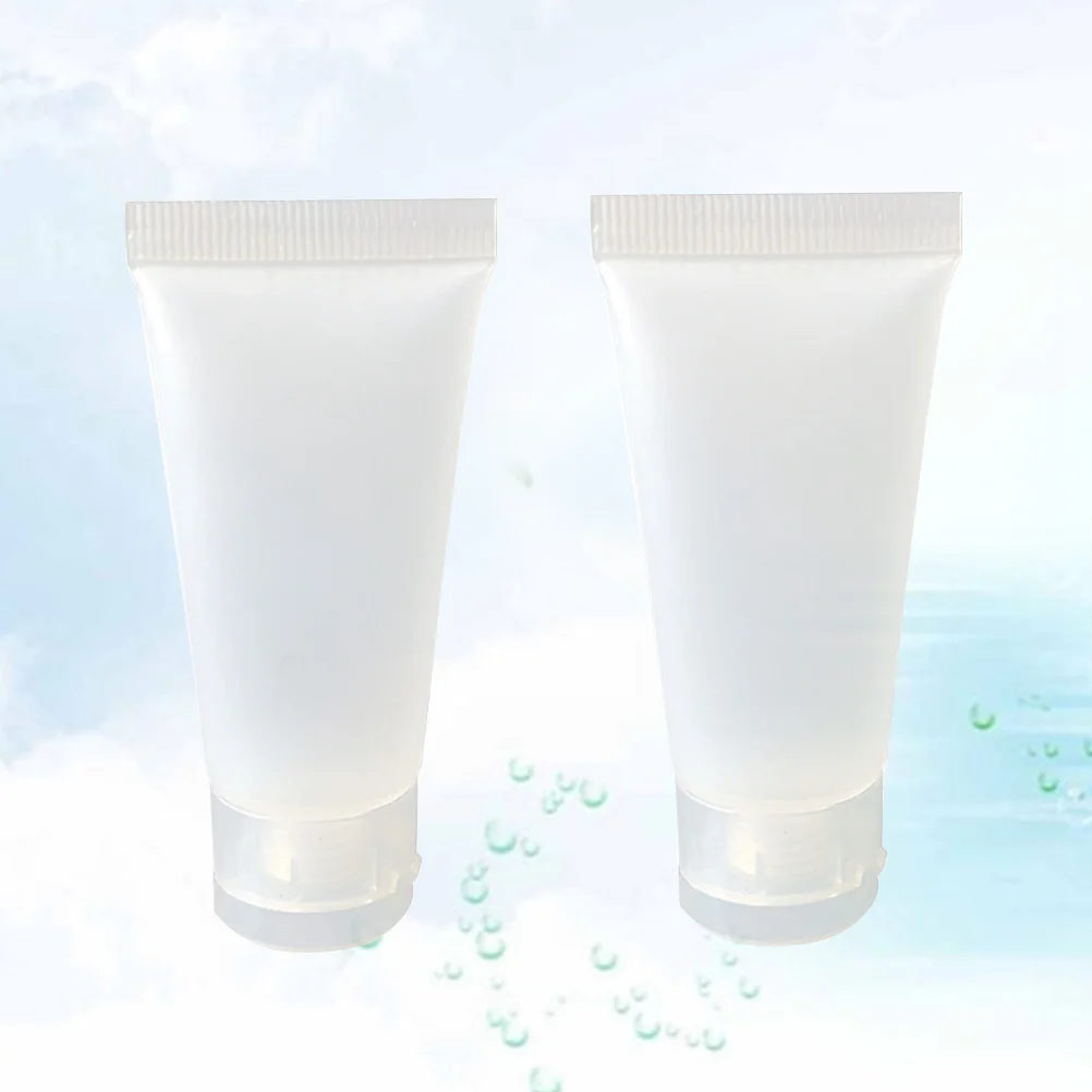 

5Pcs 30ml Frosted Portable PVC and PP Bottle Storage Container for Toner Hand