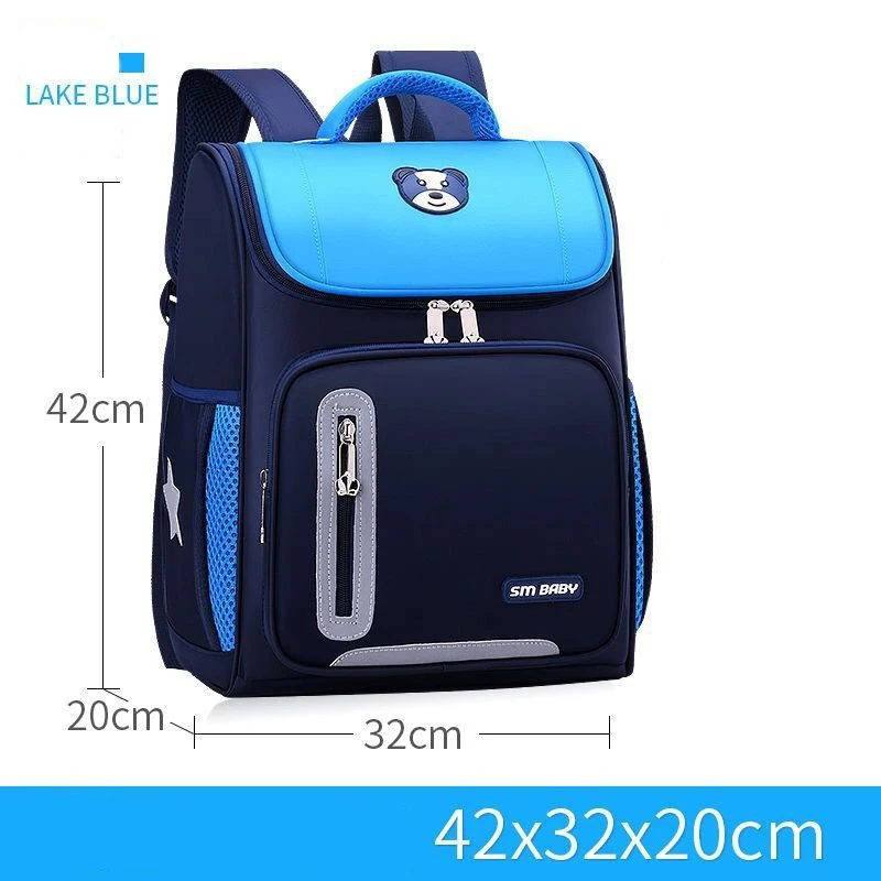 OSLD Girls Boys Lightweight Backpack British Style Bookbags Children School Bags Kids Fashion Student Waterproof Backpack