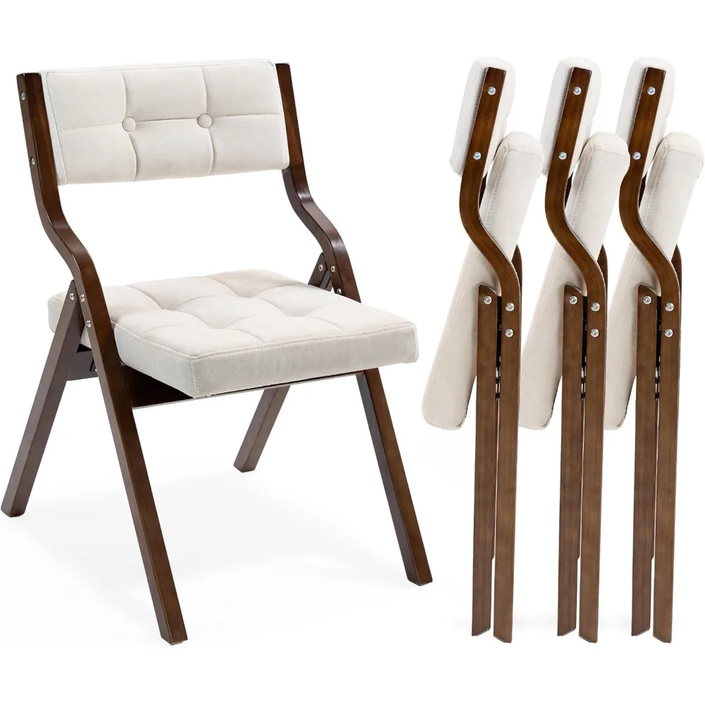 Складные стулья Tongyue с подушкой, 4 шт. на AliExpress.