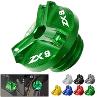 for kawasaki zx9 zx 9 1994 1995 1996 1997 motorcycle accessory aluminum engine oil cup cover oil filler drain plug sump nut cap