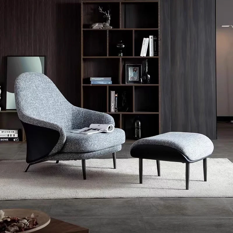 Hochwertiger Fabrik preis Nordic Single Sofa Chair Holz Hotel Lounge Wohnzimmer Stuhl
