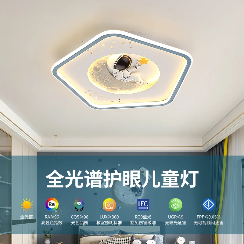 Новая Потолочная Люстра для детской комнаты мультяшный Кот астронавты космонавт