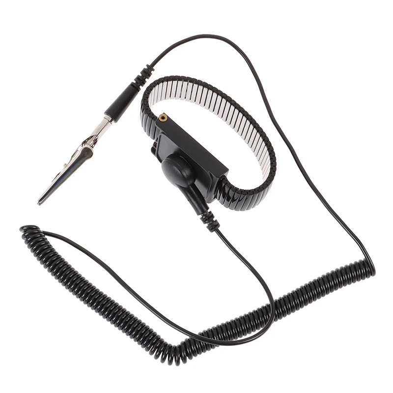 

1 шт. антистатический рабочий наручный ремешок ESD Регулируемый разрядный ремешок заземление металлический браслет инструмент