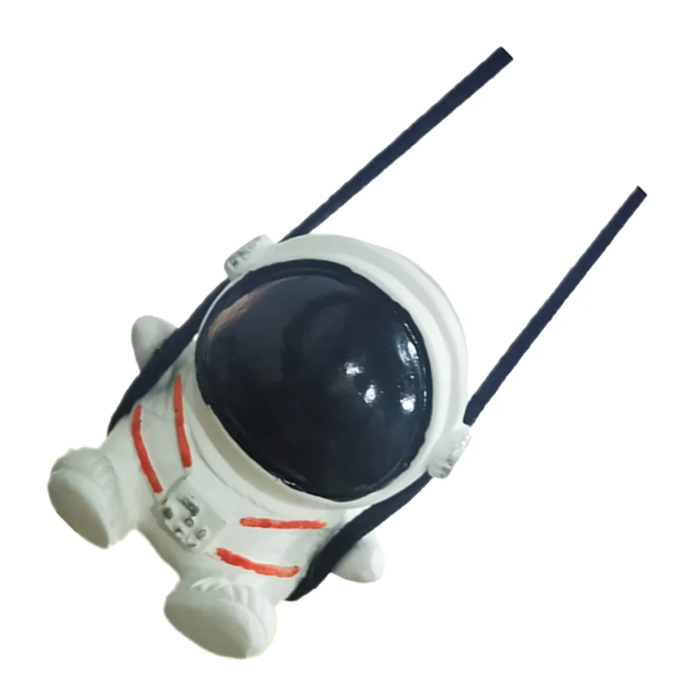 

Car Hanging Mirror Accessories Ornament Astronaut Interior Decoration Rear View Decorations Figures Pendant Mini Figurine Model