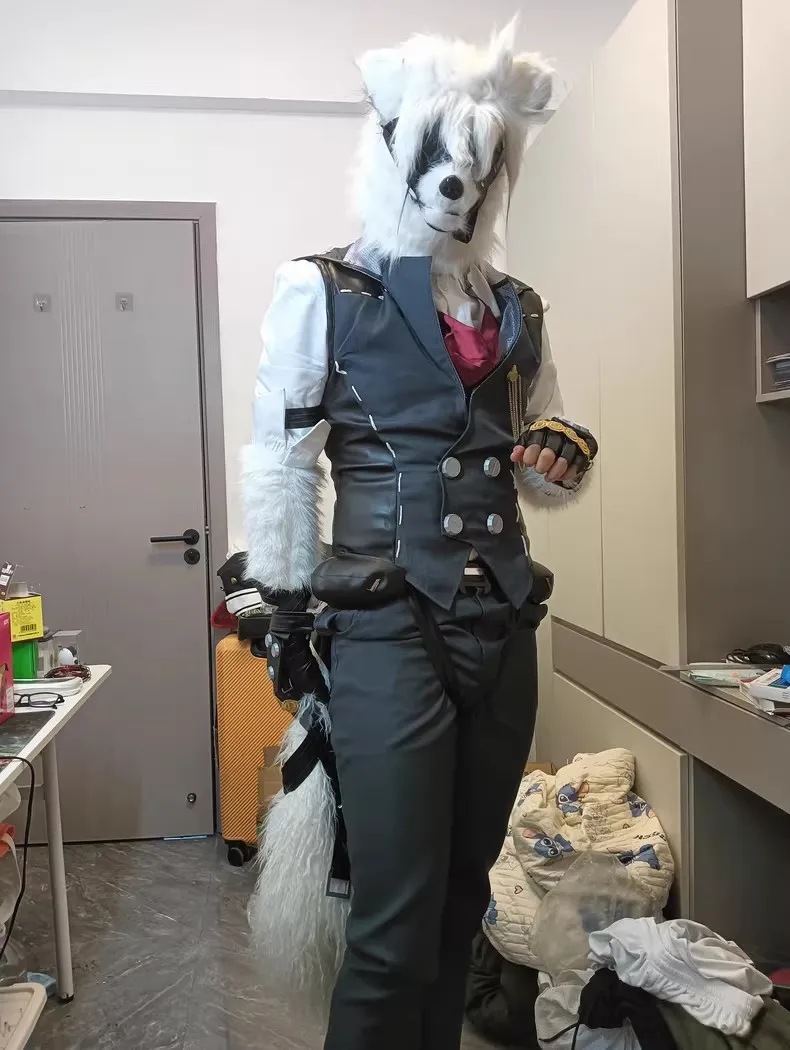 Маска для косплея игры Zenless Von Lycaon реквизит костюм зоны Zero cos капюшон Униформа