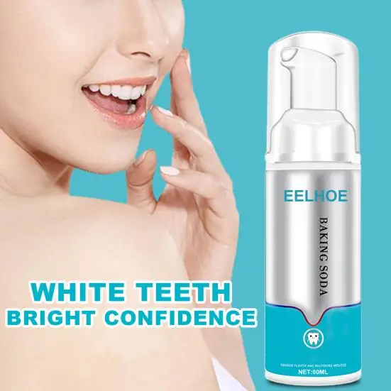 

EELHOE Plant Extracts 60ML Dental Cream Reduce Sensitive Pain Easy Carry Powerful Decontamination Foam Toothpaste for Bathroom