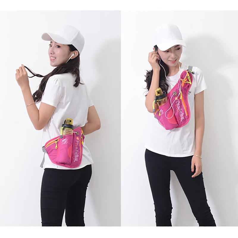 Women'S Running Bag Outdoor Fitness Gym Hip Hydration Trail Bicycle Belt Waist Fanny Pack Cross Bicycle Sports And Leisure Bag