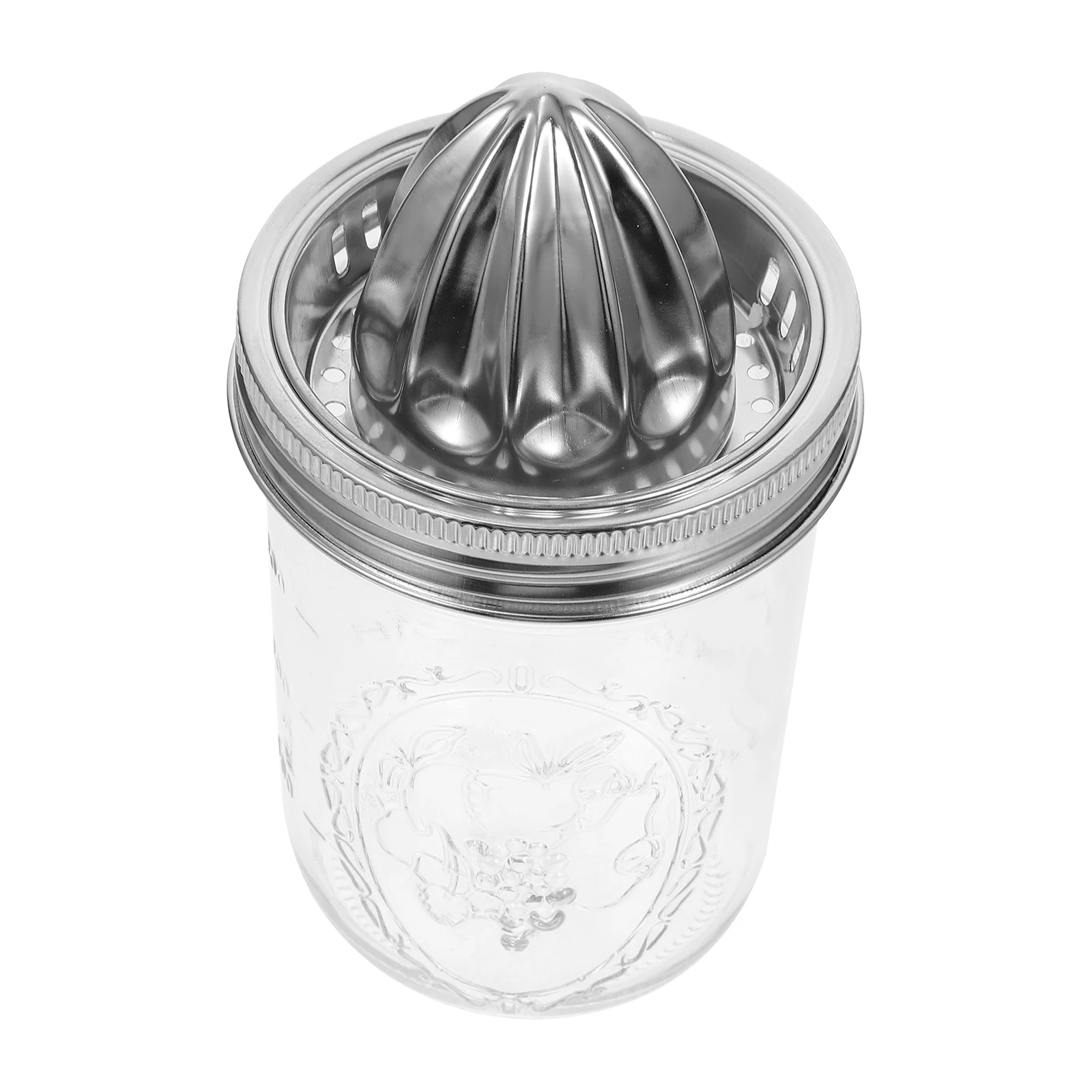 Juicer Squeezer Hand Citrus Manual Lemon Orange Jar Glass Mason Press Jars Fruit Juice Reamer Can Canning Mug Jam