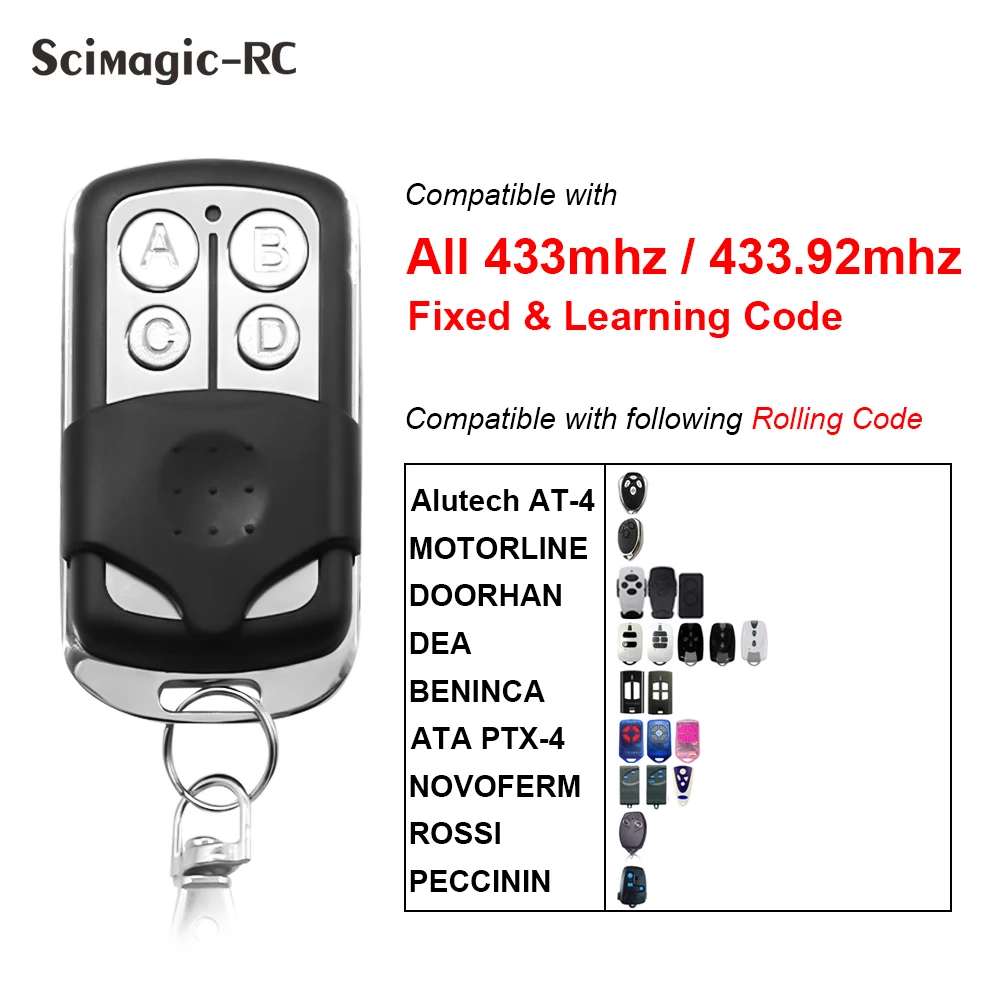 

Пульт дистанционного управления Scimagic-RC для ворот 433 МГц