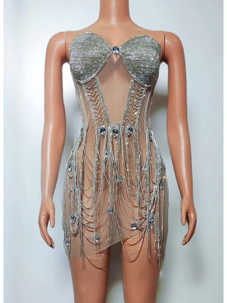 Высокое качество горячее тиснение сексуальная юбка на бедрах с цепочкой и