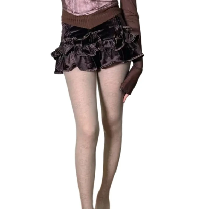 Женские элегантные чулки во французском стиле жаккардовые шелковые колготки с