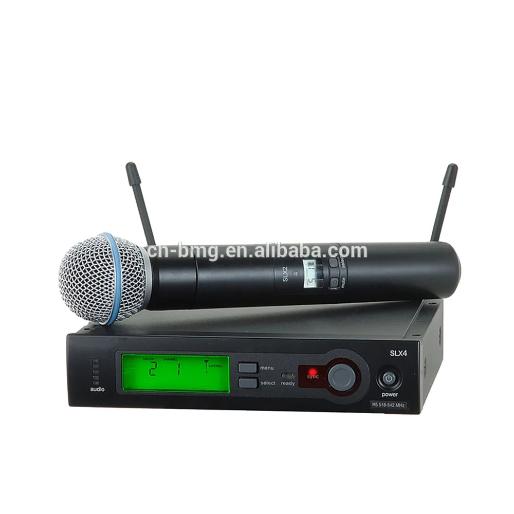 

Top Quality 1:1 SLX24/BETA58, SLX24/BETA87C, SLX14 SM'58 Wireless Microphone For Live Vocals
