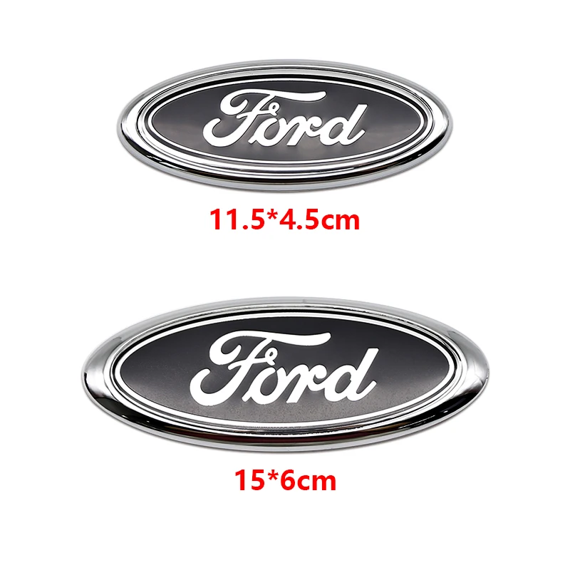 

Ford ABS 11,5 см 15 см логотип для Ford Fiesta Ranger Mondeo Fusion Escape Kuga Edge Focus Mustang задняя эмблема багажника аксессуары