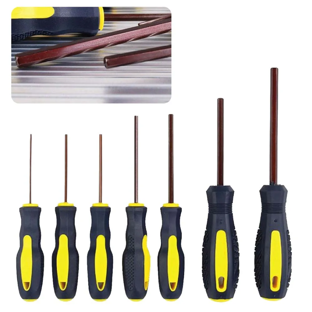 

1.5mm-6mm Hexagon Screwdriver Flat Head Hex Carburetor Carb Adjustment Hand Tool Magnetic Precise Repair Hand Tool