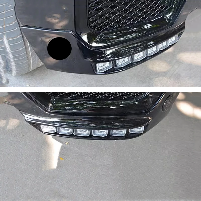 Угловая лампа для передних губ из углеродного волокна Mercedes Benz G Class W463 G500 G55 G63