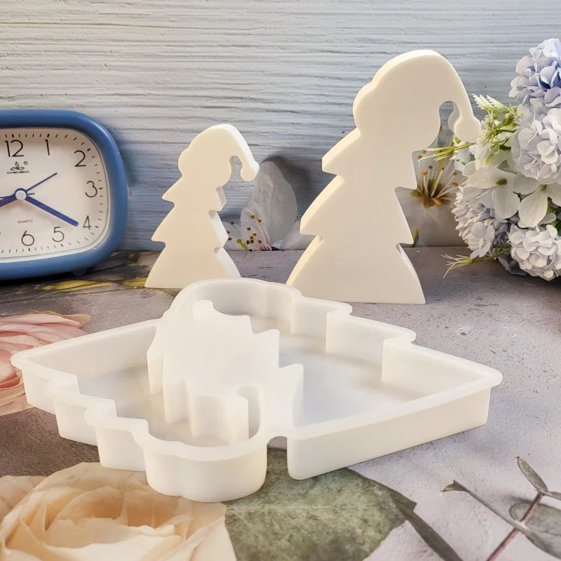 Гипсовые штукатурные формы для новогодней елки в шляпе сделай сам 2025