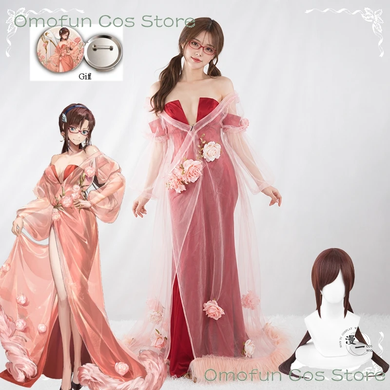 Фото Костюм для косплея Niikkee Mystery Muse Mari Goodess Makinami Illustrious, платье, наряд на Хэллоуин, женская сексуальная одежда, парик, аксессуары №1