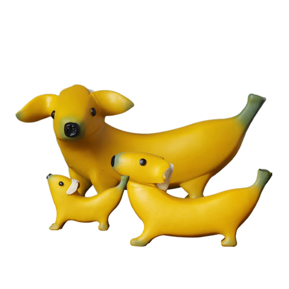 

Скандинавская статуя из смолы, искусственная скульптура, креативное животное, милая собака, подарок, украшения для детской комнаты, столешн...