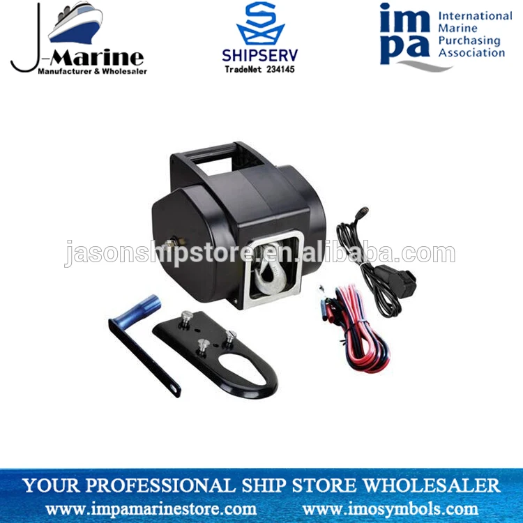Electrically Operated Yacht Cable Winch With 12V For Marine Use