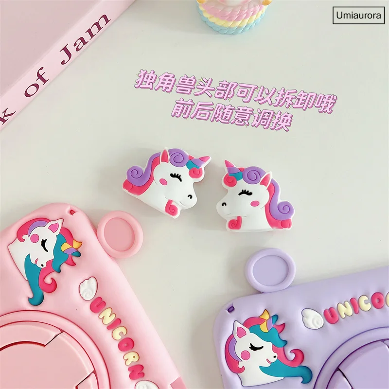 Детский силиконовый чехол-подставка для iPad Air 6 Mini 2 3 4 5 9 7 7th 8th 10 10th Gen Pro 11 inch M4 2024