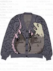 Кардиган с опоссумом 