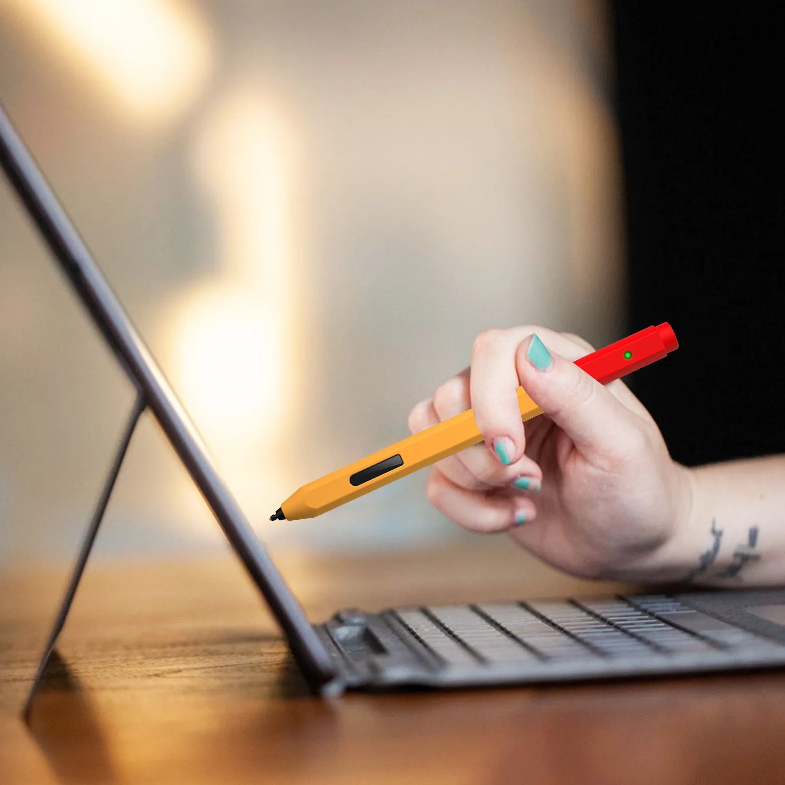 

Silicone Stylus Protective Case ForSurface Touch Pen Liquid Silicone Cover Sleeve Wrap Protective Skin Liquid Silicone