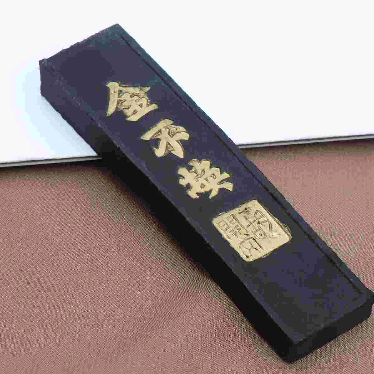 

Чернила для китайской каллиграфии, ручная работа, чернильный блок, чернильная палочка для китайской японской каллиграфии и живописи (случайный цвет)