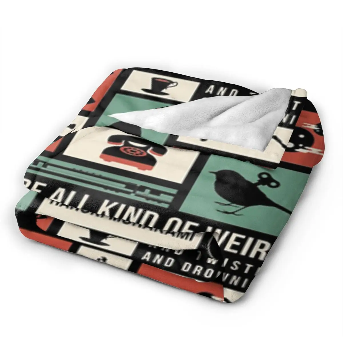 Ультрамягкое одеяло из микрофлиса Haruki Murakami