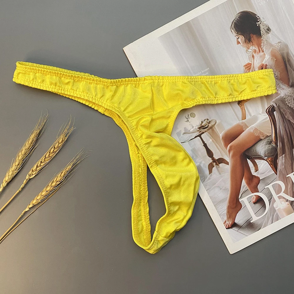 

Fashion High Quality Hot Sale New Men's Underwear Panties Underpants Sexy Shorts T-Back Bikini Breathable Briefs