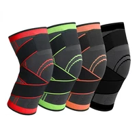 1 pack sports knee pads universal compression elastic breathable bandage knee pads basketball tennis cycling protection