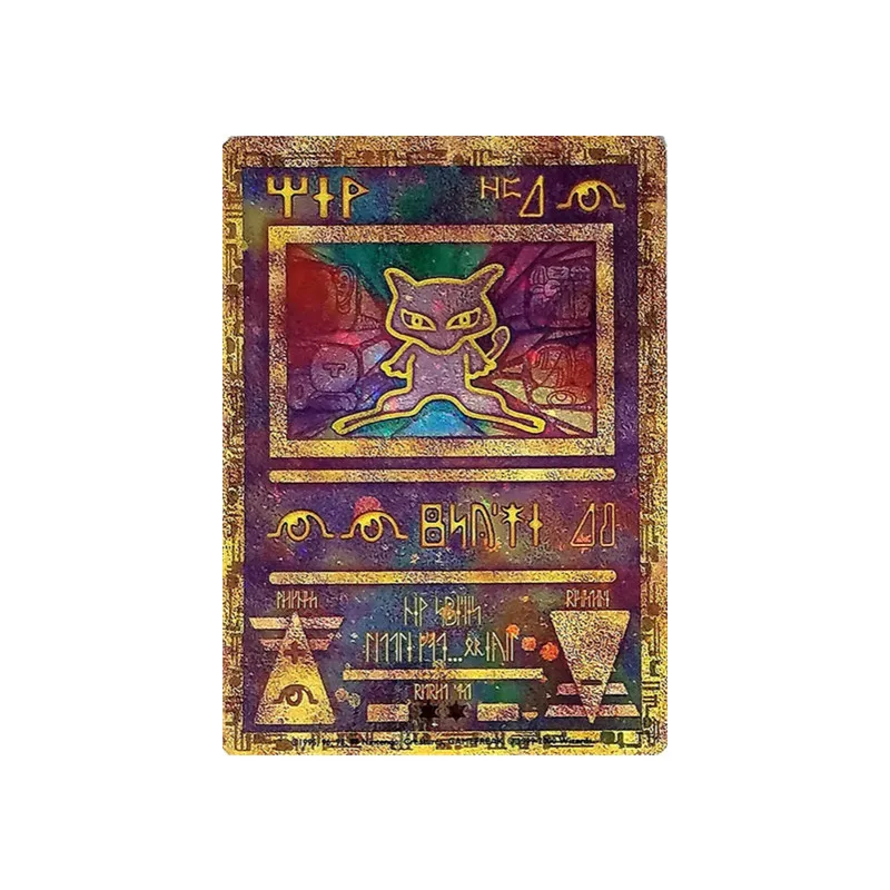 Покемон карточка Gengar держатель Гастли метка команда самодельная Боевая