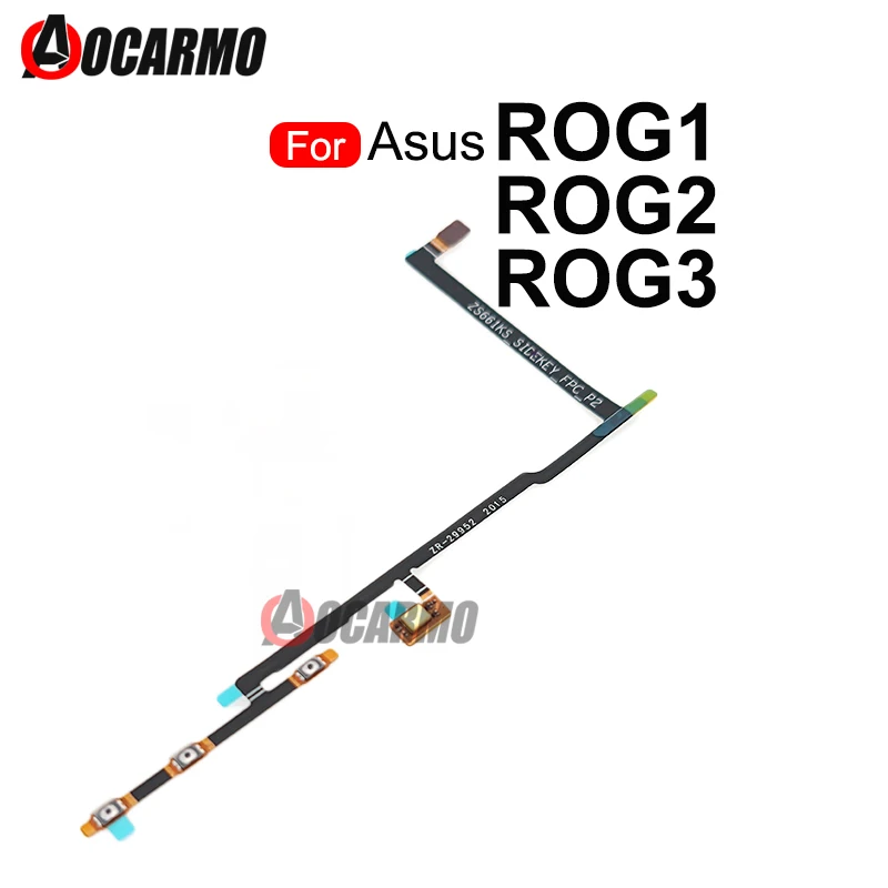 

For ASUS ROG Phone II 1 2 3 ZS600KL Rog2 ROG3 ZS661KS ZS660KL ROG5 ZS673KS Power On/Off Volume Flex Cable Replacement Part