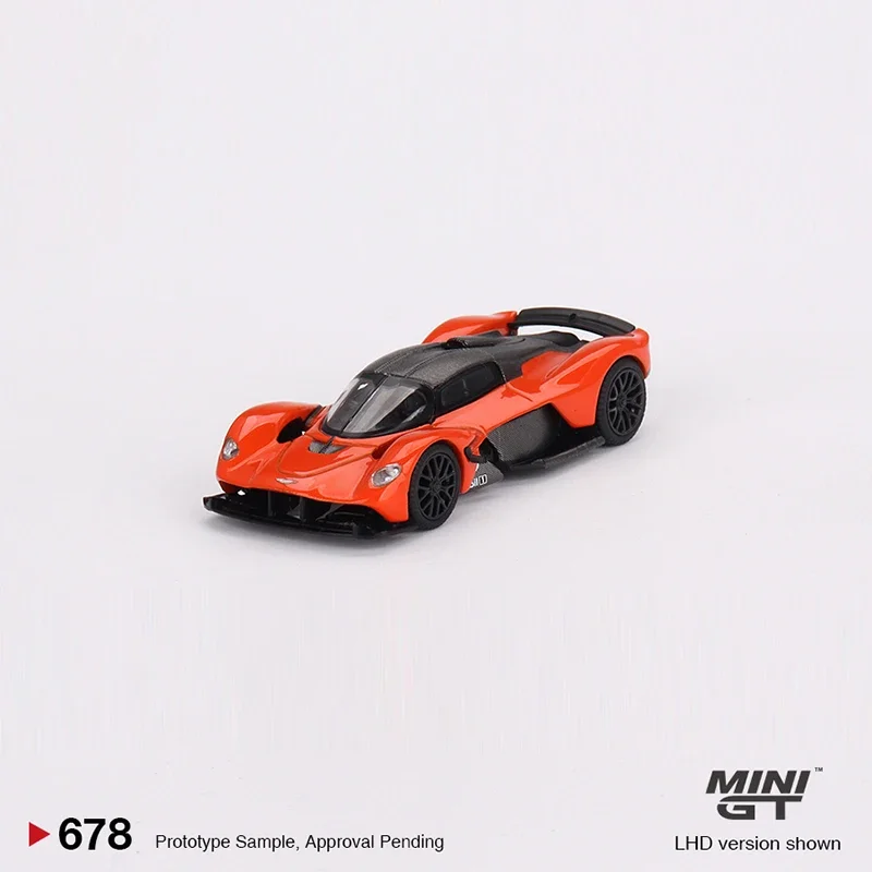 Фото Модель автомобиля из сплава MINIGT 1:64 Maximum, литой спортивный автомобиль Valkyrie # 678 Оранжевый №1