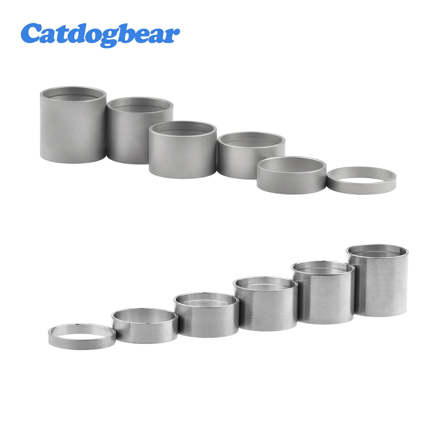 

Catdogbear титановая велосипедная гарнитура вилка прокладка для горного велосипеда передняя вилка кольцо прокладка комплект
