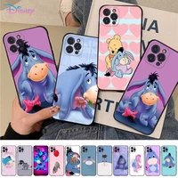 cartoon donkey eeyore phone case for iphone 11 12 pro xs max 8 7 6 6s plus x 5s se 2020 xr cover