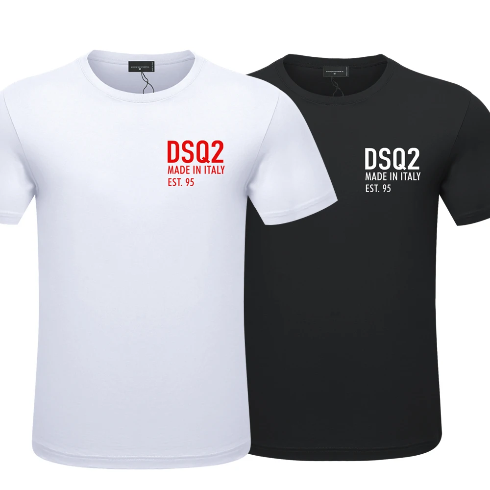 

Best selling men's white T-shirt round neck short sleeve shirt men's luxury clothing printed T-shirt