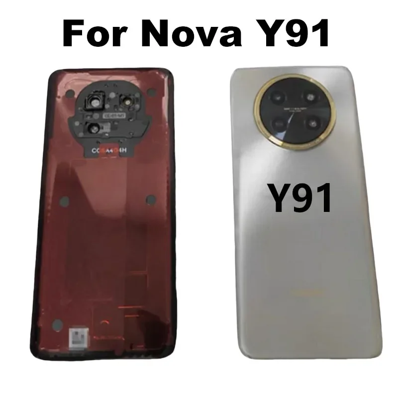 Для Huawei Nova Y91 задняя крышка батарейного отсека с корпусом объектива камеры
